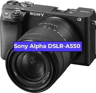 Ремонт фотоаппарата Sony Alpha DSLR-A550 в Санкт-Петербурге
